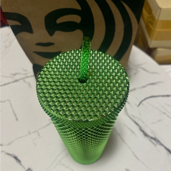 Starbucks Neon Green Textured Cold Cup - Picture 3 of 5